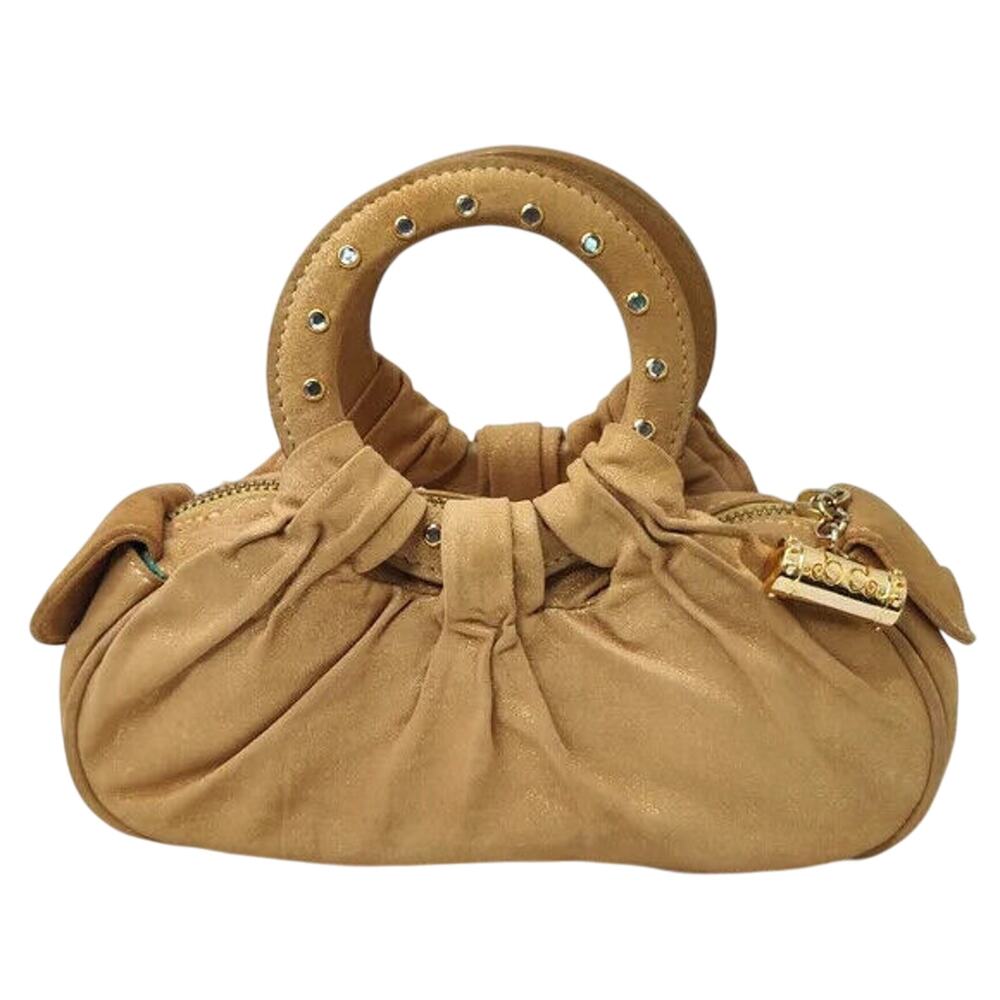 Vintage tan Rhinestone Mini bag by Babeed